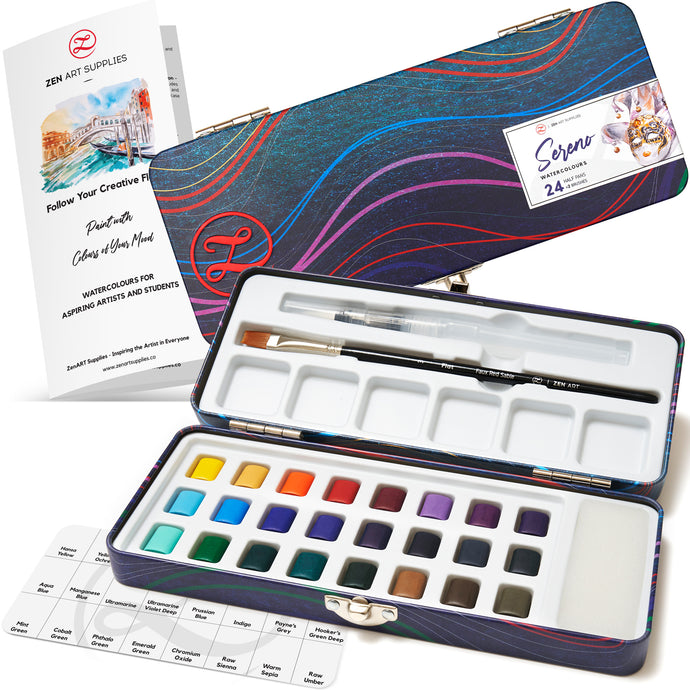 Watercolor Supplies - ZenART Watercolor Painting Supplies - Palettes,  Brushes & More – ZenARTSupplies