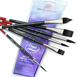 Acrylic Paint Brushes & Acrylic Paint Brush Sets by ZenART Supplies –  ZenARTSupplies