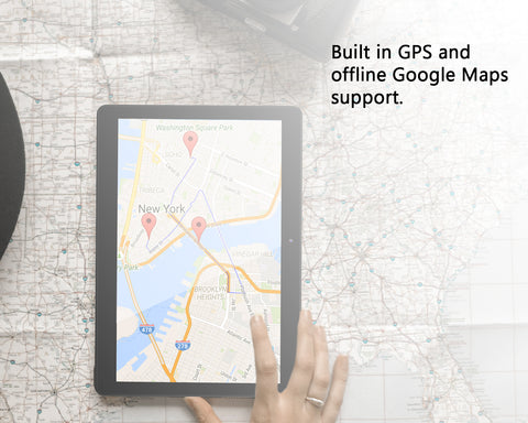 Picture depicting built in GPS Navigation