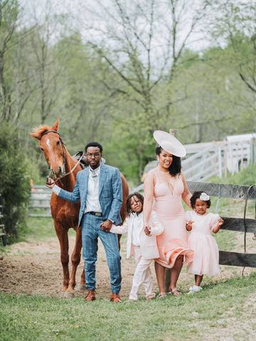 Woods Family Viral Preakness Themed Photoshoot