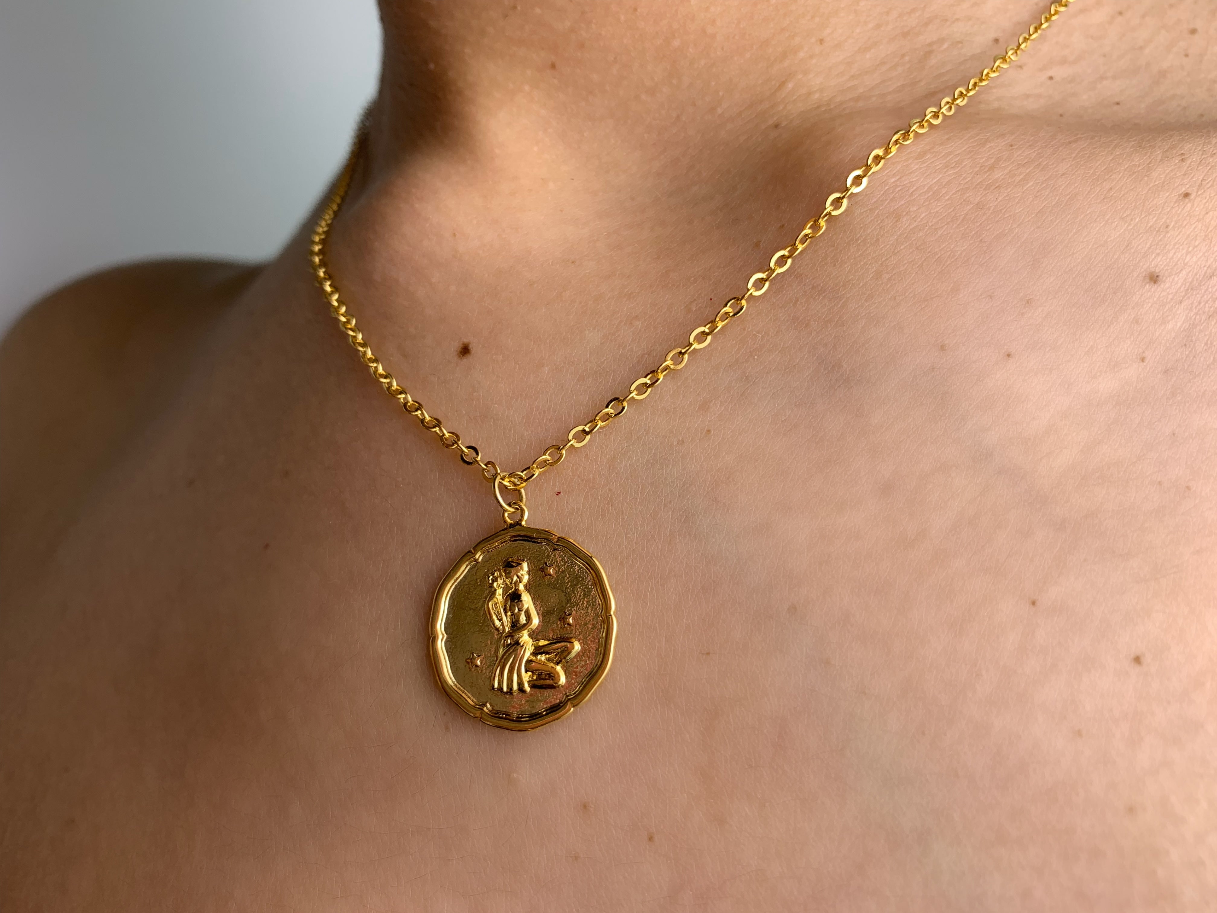 Virgo Zodiac Necklace Kopolonia