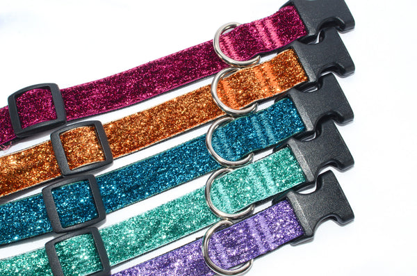 glitter dog collar