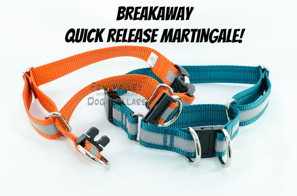 martingale dog collar with quick release