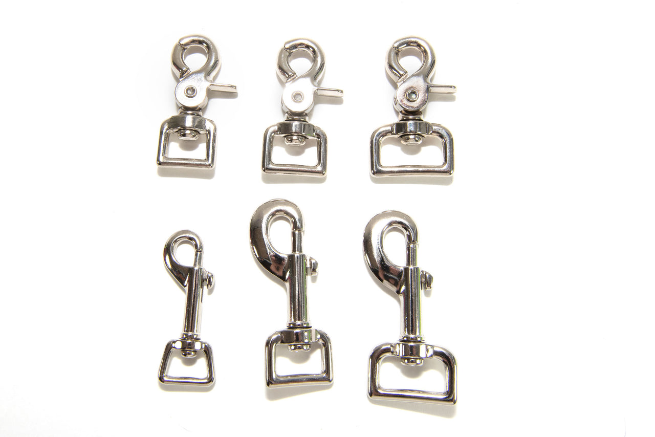 5pcs Silver Swivel Snap Hooks Metal Trigger Snaps Dog Leash Clips DIY  Crafts