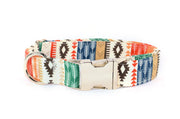Tribal Aztec Arrows adjustable dog collar - extra large 1.5" - Fox Valley Pet Wear