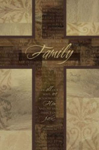 Family Inspirational Cross by CT Art