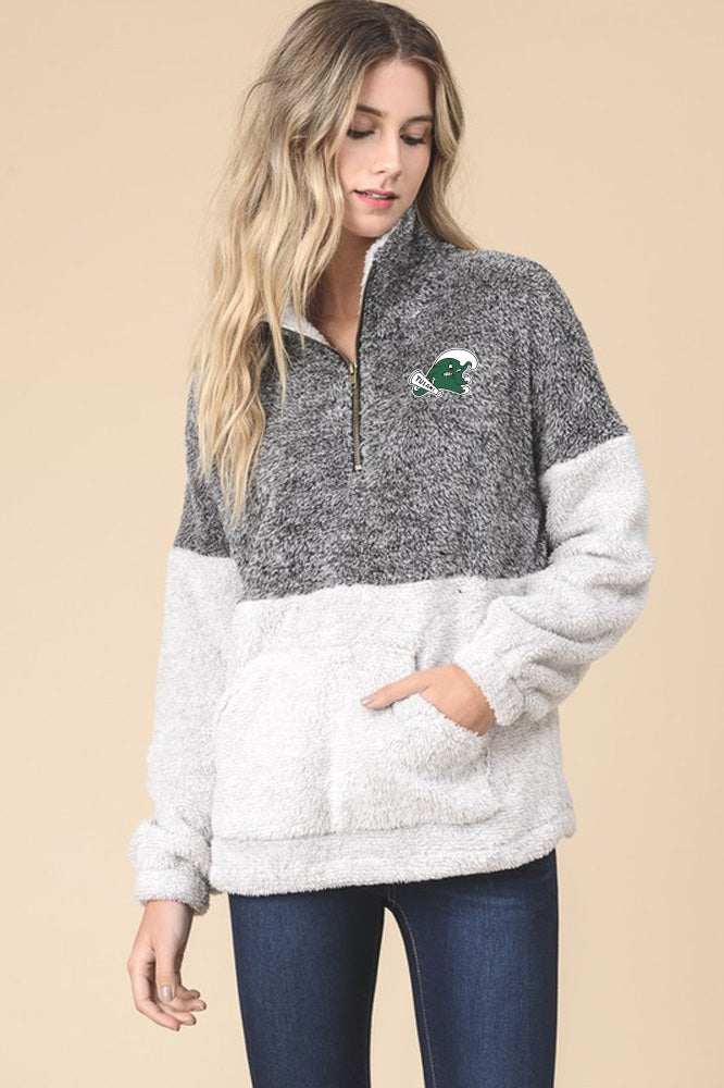 sherpa quarter zip pullover