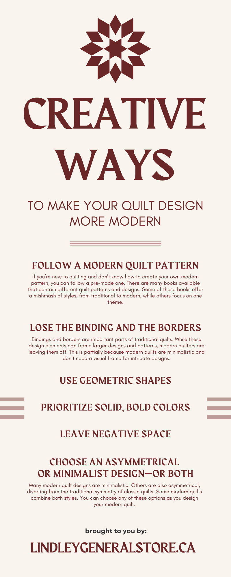 Creative Ways To Make Your Quilt Design More Modern