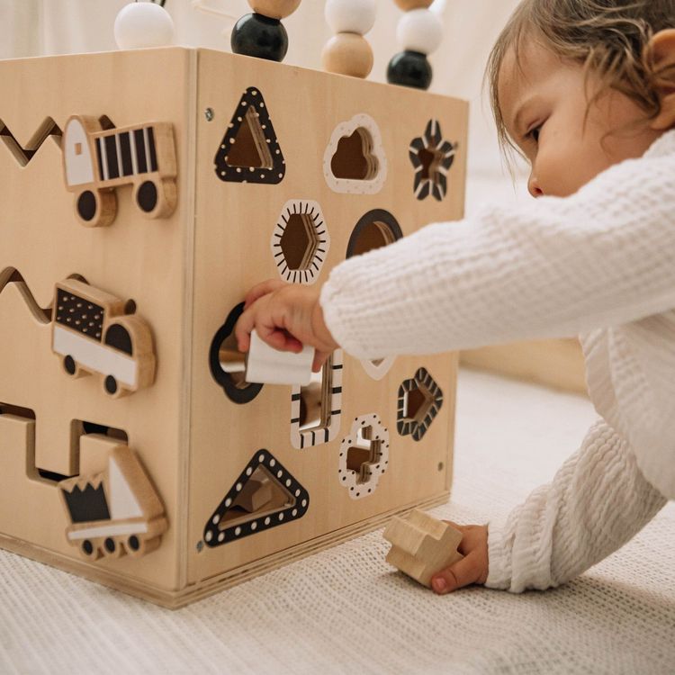 KOOKAROO Playdough Tools Set for Kids Ages 2-4, Sensory Bins for Toddlers  1-3, Wooden Sensory Bin Tools, Peg Dolls, Waldorf Doll, Hammering &  Pounding