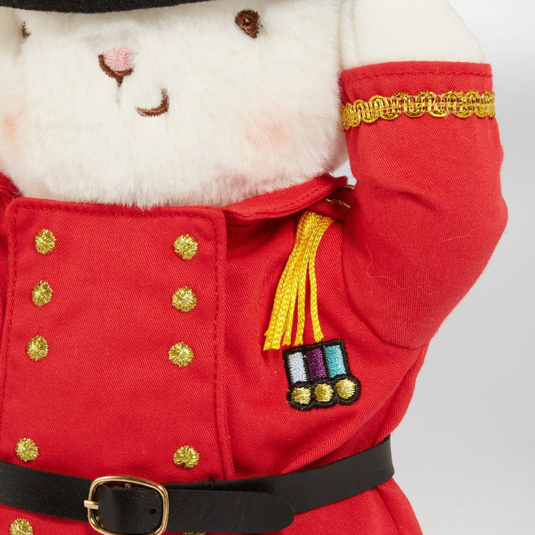 FAO+Schwarz+Toy+Plush+Anniversary+Bear+12inch+With+Soldier+Uniform for sale  online