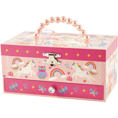Floss & Rock Trend Accessories Fairies & Unicorns Musical Jewelry Box with Pearl Handle