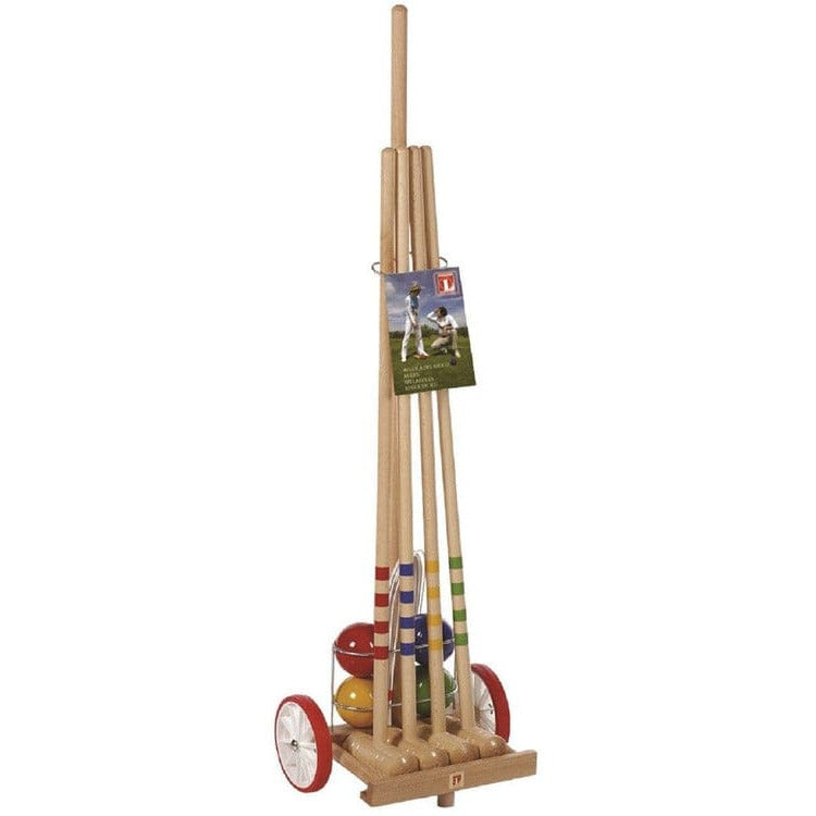 Image of 4 Player Croquet Set with Trolley