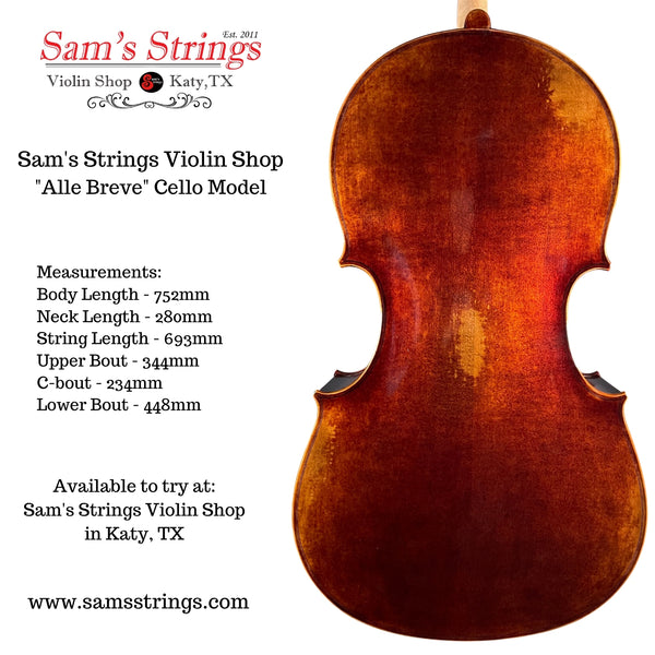 Sam's Strings 'Alle Breve' - Cello – Sam's Strings Violin Shop