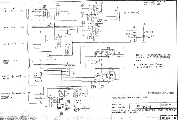 ADA Schematics – Electronic Service Manuals