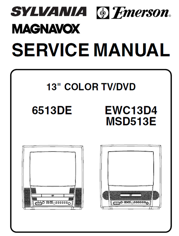 Emerson EWC13D4 Service Manual – Electronic Service Manuals