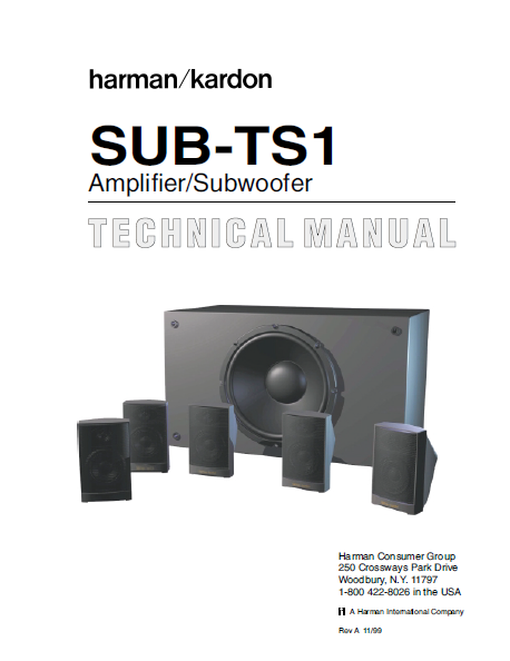 harman kardon hk595 subwoofer manual