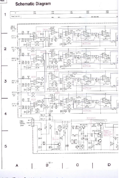 ALPINE MRV-F400 Channel Power Amplifier Schematics – Electronic Service ...