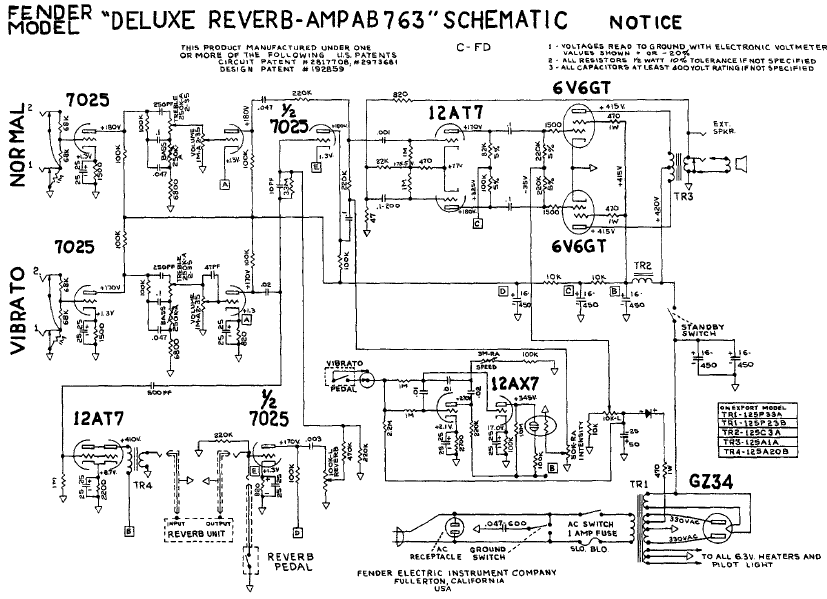 bandmaster ab763 schematic