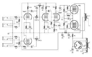 FENDER Tweed Deluxe Schematic – Electronic Service Manuals