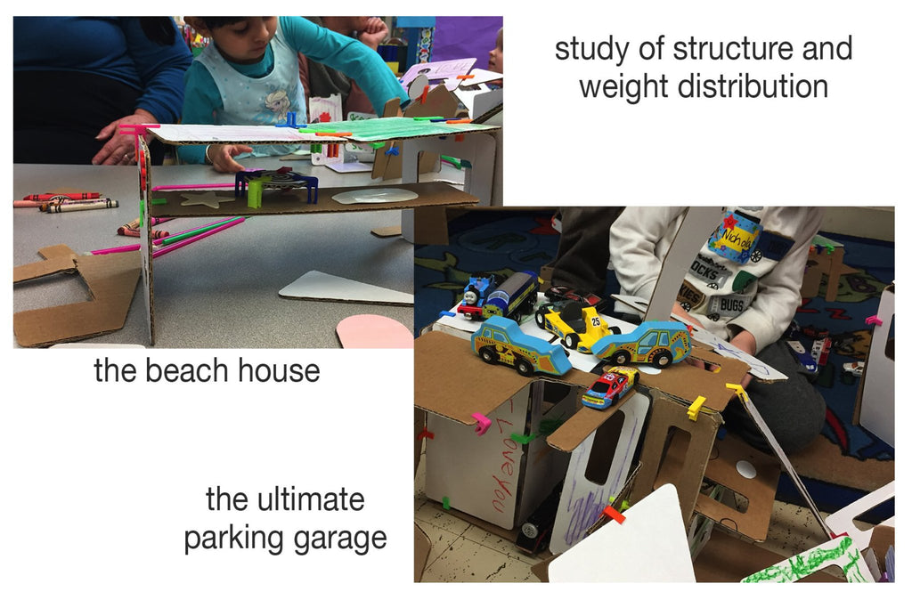 study of weight and balance with 3Dux/design building and modeling sets