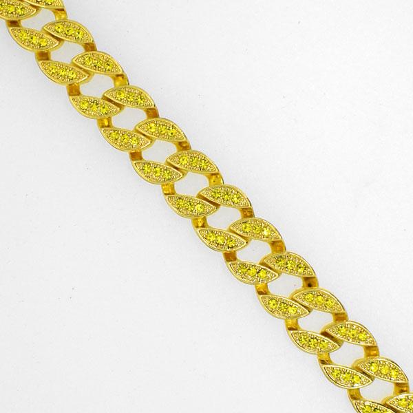 Lemonade Iced Out Miami Cuban Bracelet