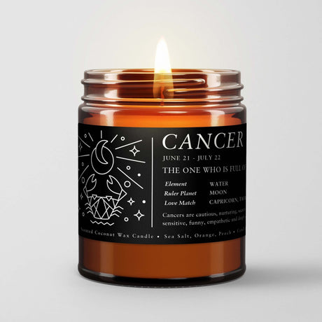 Zodiac Candle - Birthday Astrology Candle for each sign - Mama