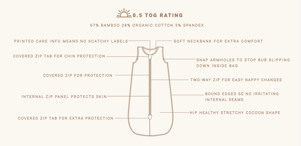 Bam Loves Boo Sleeping Bag Features