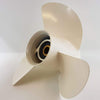 Propeller for 50-60 hp Yamaha big foot gbox outboard 14 X 11 K 15 splines - ssimarine