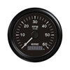 BLACK OUTBOARD TACHOMETER 6000 RPM