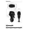 Tohatsu MFS60 60hp 4-stroke outboard engine