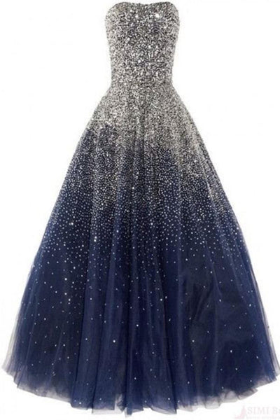 navy blue and white formal dresses