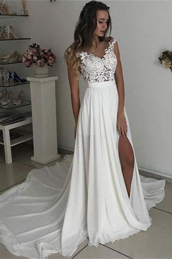 Simple Beach Wedding Dress