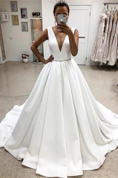 classy ball gown