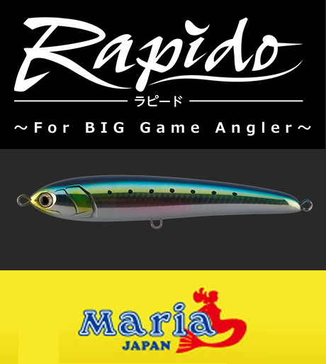 Maria Big Game Stick Bait Rapido F190 Float Pencil 190mm 65g