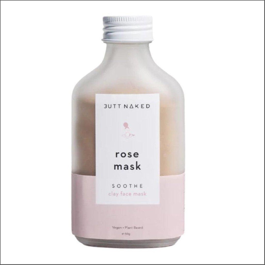 Butt Naked Rose Pink Clay Face Mask 50g