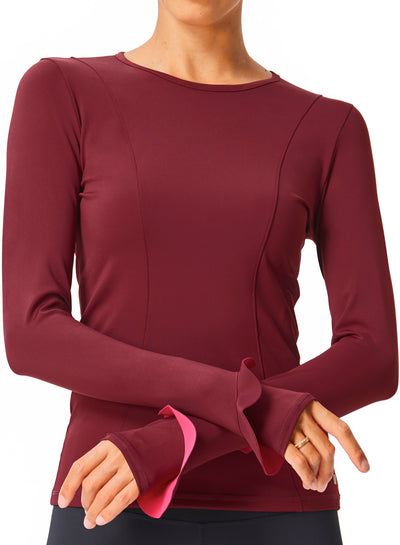 Ruffle Leggings Clothing in MAROON BANNER - Get great deals at JustFab