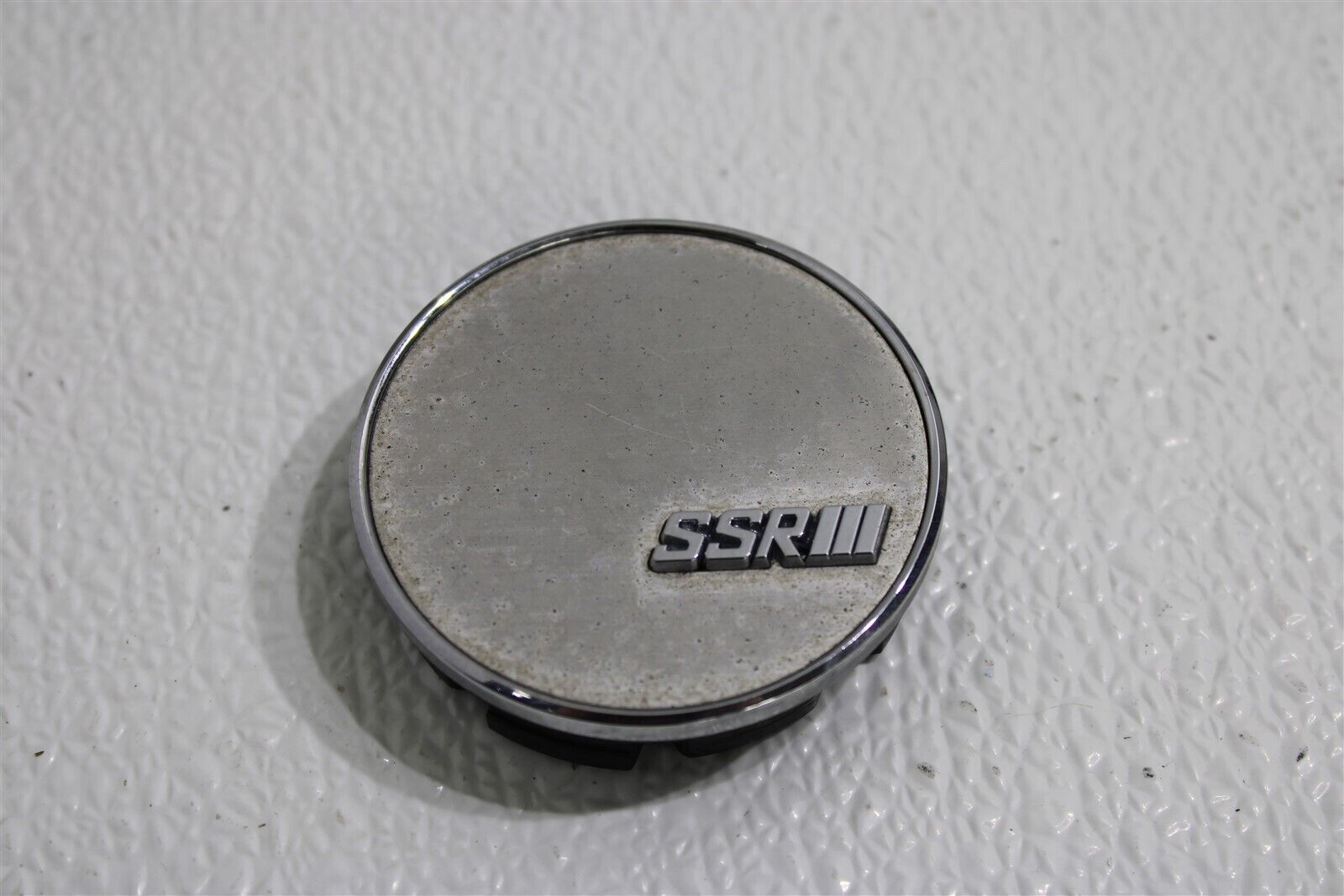 SSR Wheel Rim Center Cap Cover Assembly USED Single Silver #2