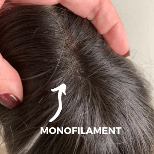 monofilament hair topper