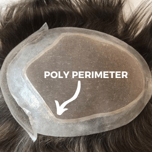 poly hair topper