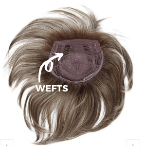 inside wefted hair topper