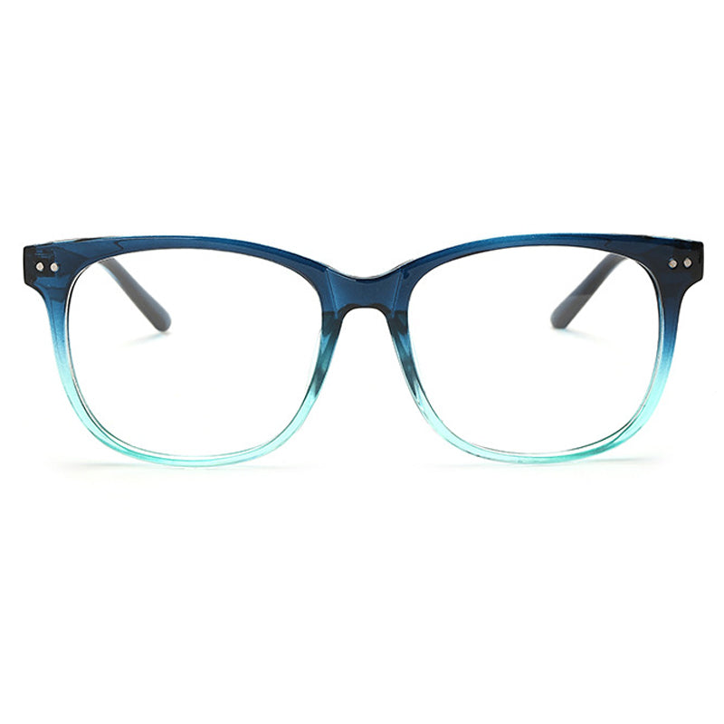 Men Women Vintage Glasses Round Large Optical Frame Unisex Eyeglass C