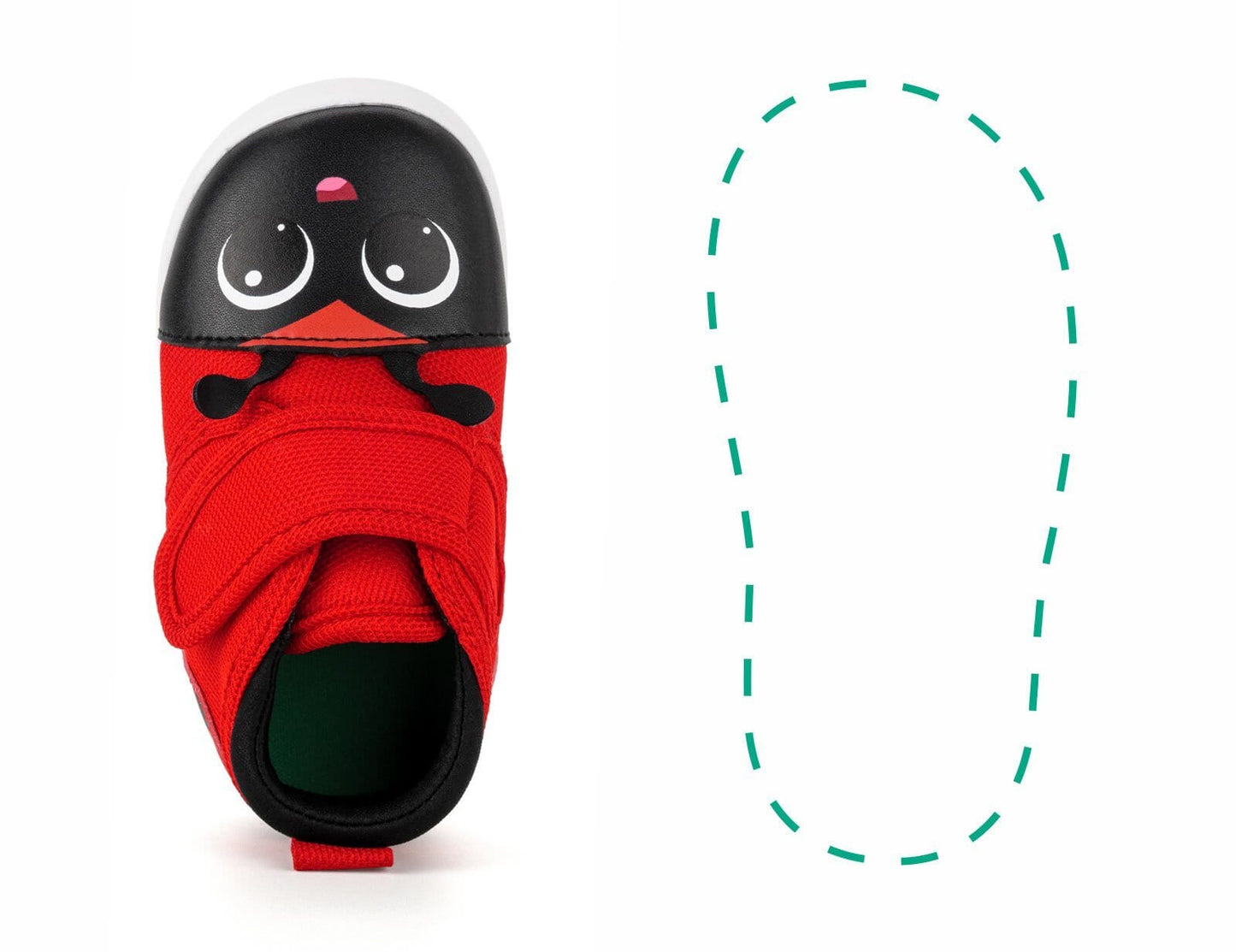 Ladybug, Single Shoes -- ikiki Squeaky Shoes – ikiki® Shoes
