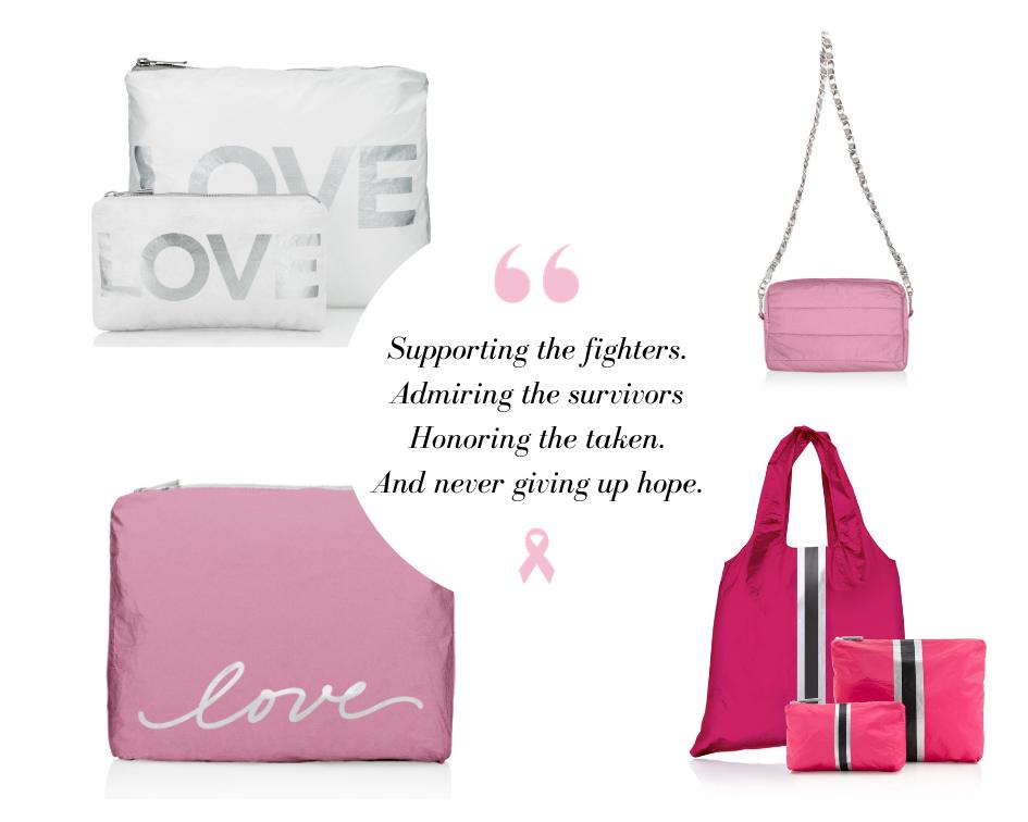 shop for lynn sage breast cancer - pink bags and packs