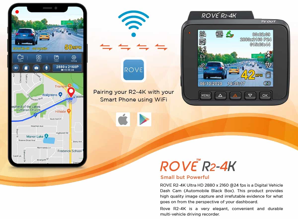 ROVE R2-4K Dash Cam  512GB Micro SD Card - Yahoo Shopping