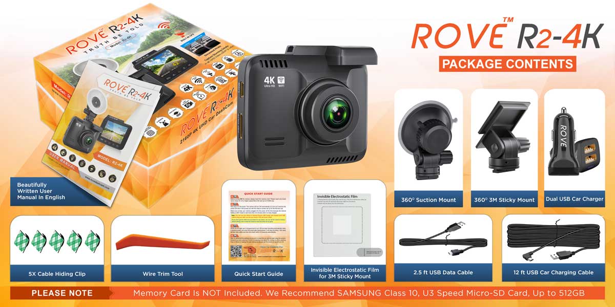 Rove R2-4K Dash Cam sale