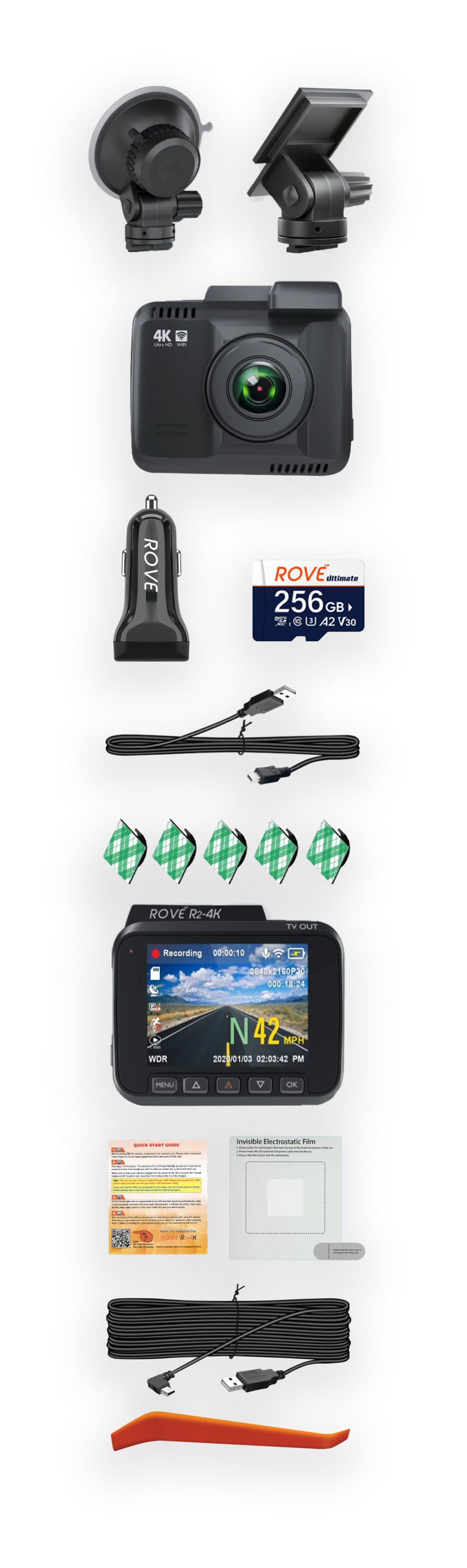 Tik Tok Limited Special Offer - R2-4K Dash Cam with Free 256 GB Micro – ROVE  Dash Cam