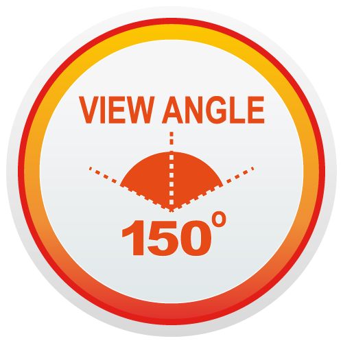 150 degree angle