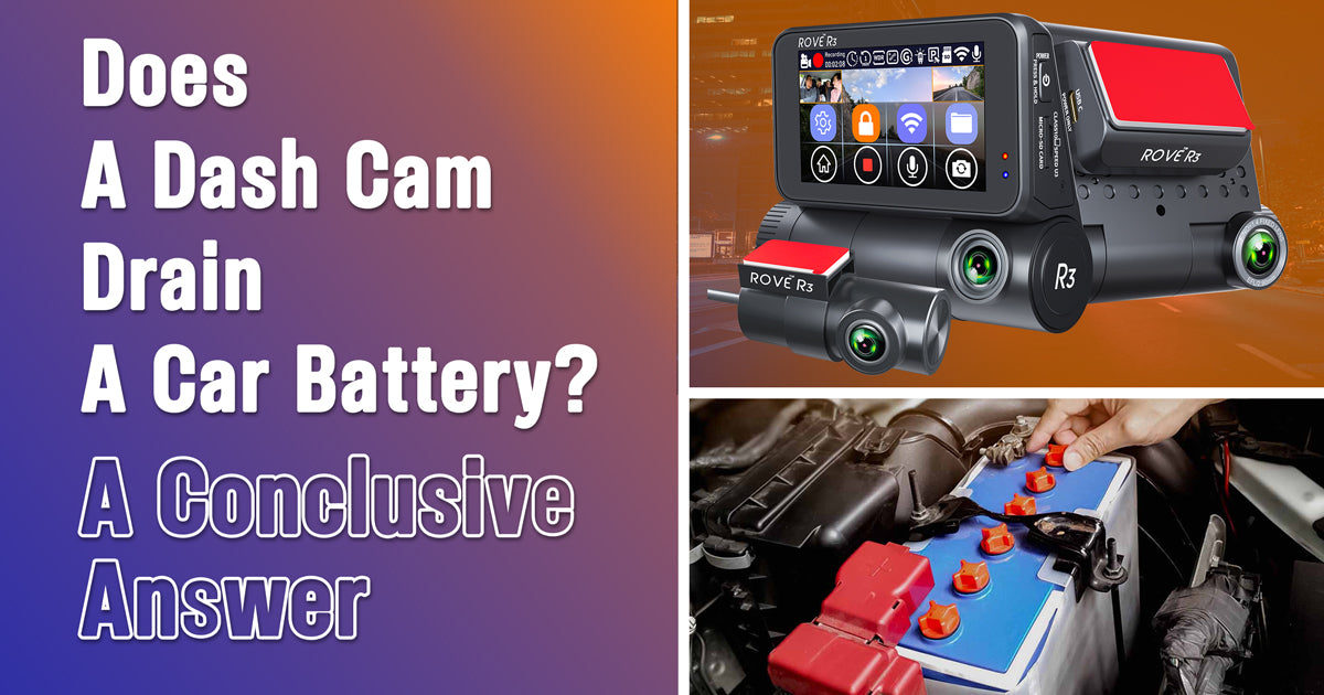 Does a dashcam drain a car battery? Advanced Motion Detection in