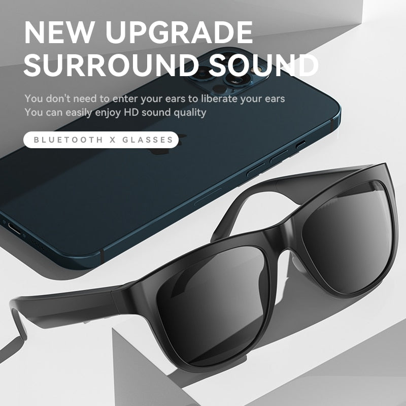 Upgraded Surround Sound Bluetooth Smart Sunglasses | SUNGLASS INNOVATION