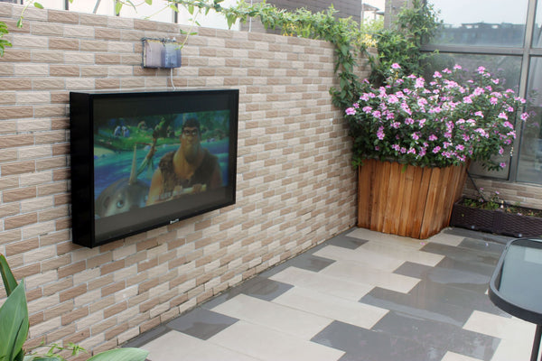 outdoor tv enclosure